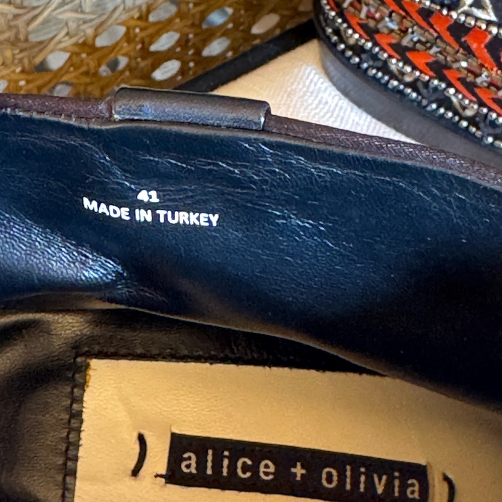 HTF New Alice + Olivia Bohemian Boots With Intricate Beading & Hidden Heel EU 41 - Picture 9 of 9